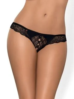 Obsessive Tanga Sin Entrepierna Miamor - Negro