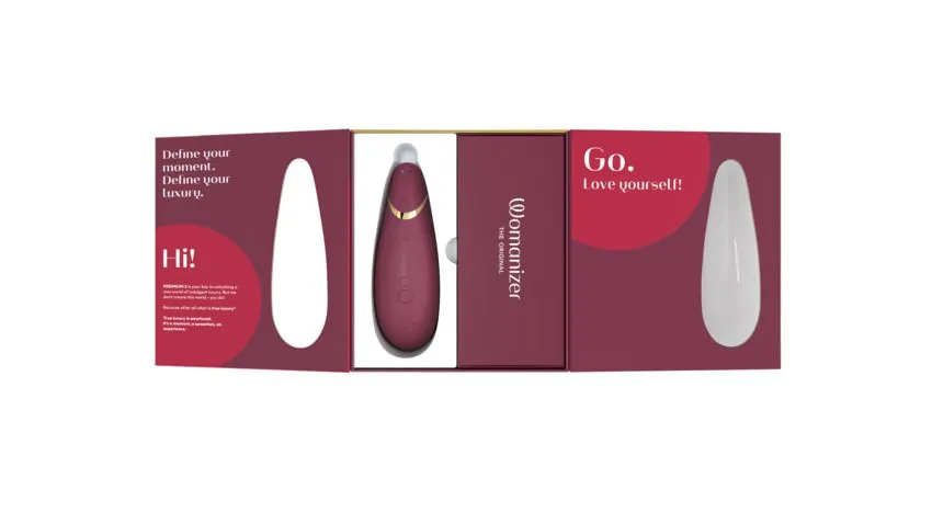 Vibrador Womanizer Premium 2 Air Pulse - Burdeos 8 Vibrador Womanizer Premium 2 Air Pulse - Burdeos - Imagen 6