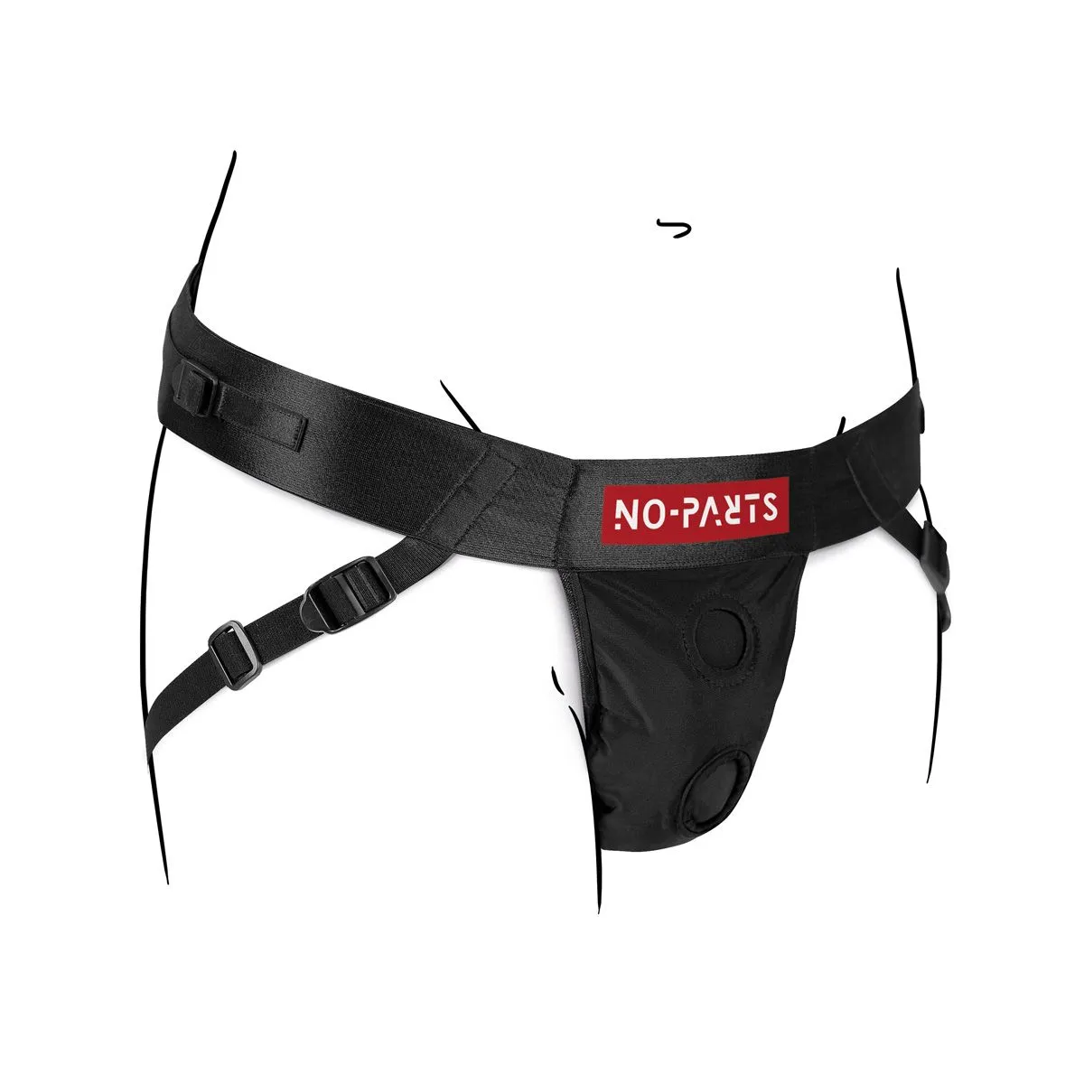 No-Parts - Arnés Doble Con Correas Ajustable Taylor 4 No-Parts - Arnés Doble Con Correas Ajustable Taylor - Imagen 2