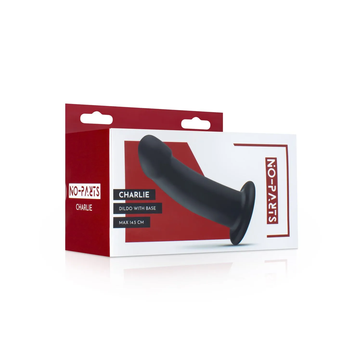 No-Parts - Consolador Charlie 14,5 Cm - Negro 4 No-Parts - Consolador Charlie 14,5 Cm - Negro - Imagen 2