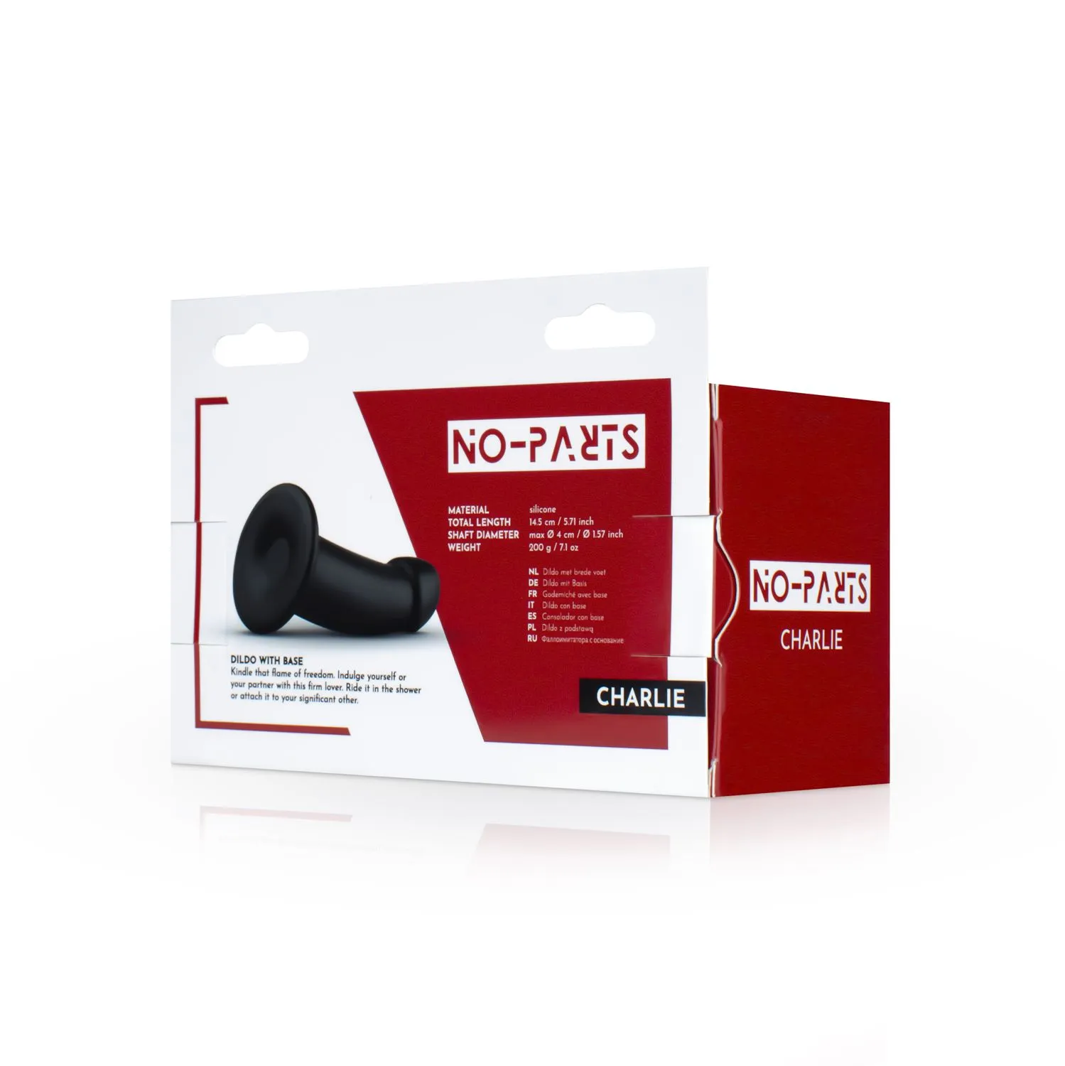 No-Parts - Consolador Charlie 14,5 Cm - Negro 5 No-Parts - Consolador Charlie 14,5 Cm - Negro - Imagen 3