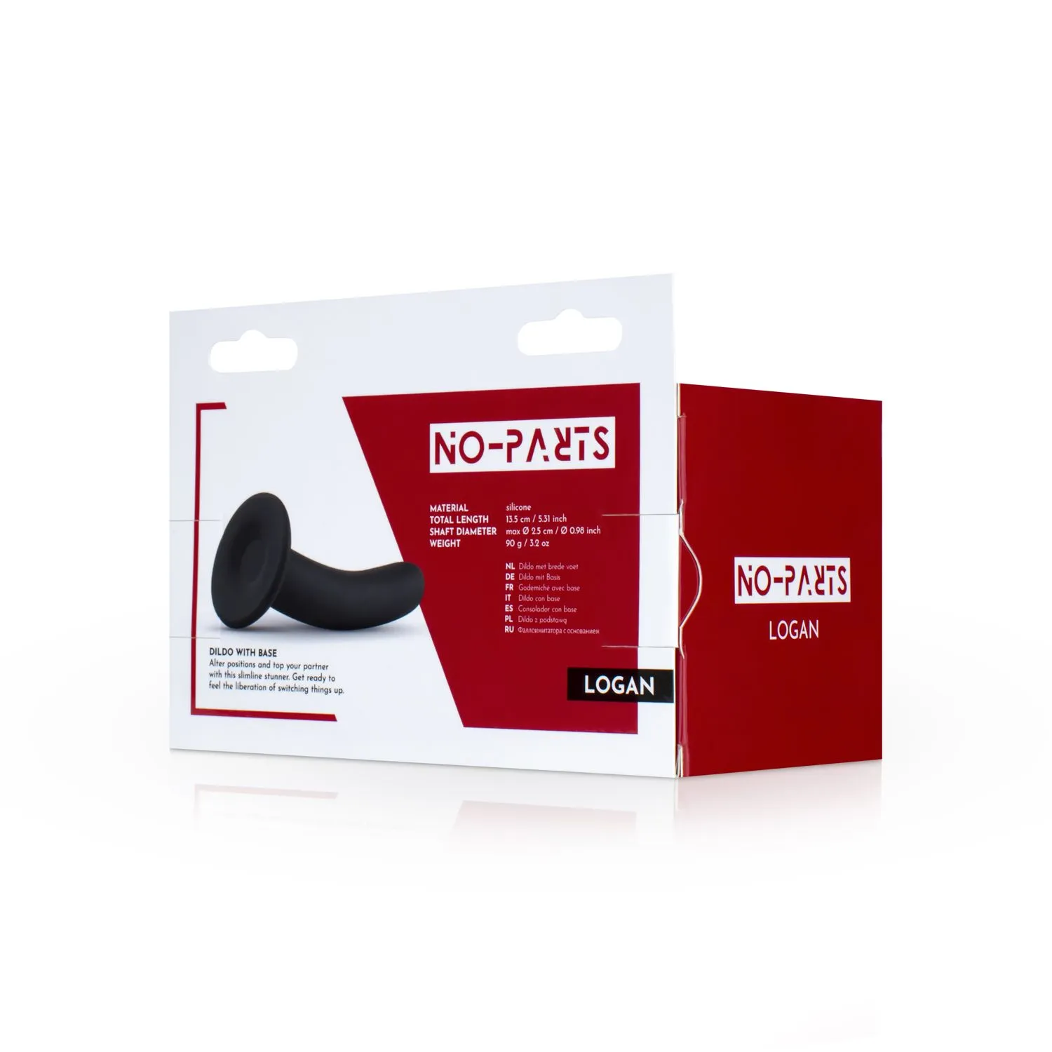 No-Parts - Consolador Logan 13,5 Cm - Negro 11 No-Parts - Consolador Logan 13,5 Cm - Negro - Imagen 9