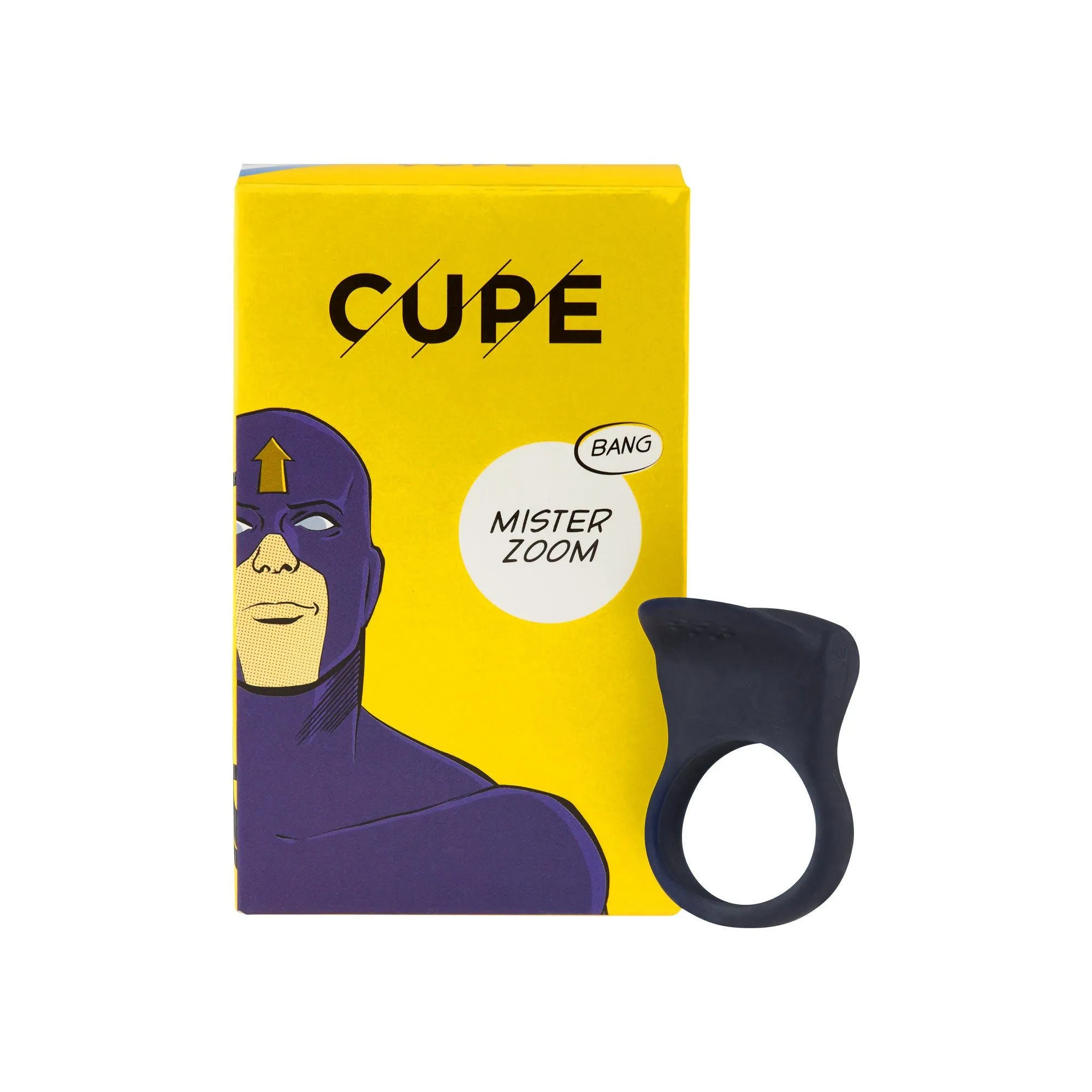 CUPE Mister Zoom Cockring - Gris Oscuro 3 CUPE Mister Zoom Cockring - Gris Oscuro