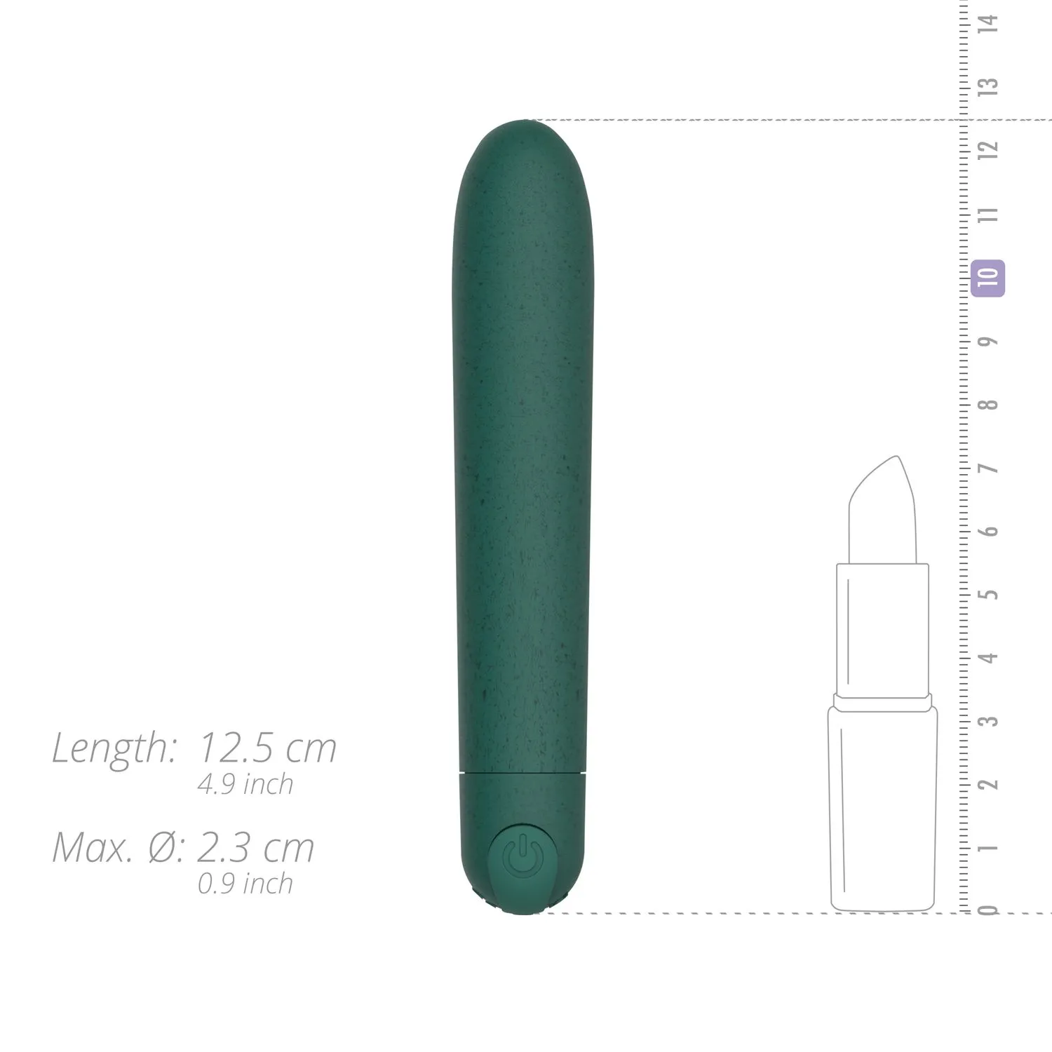 Gløv Vibrador De Bala Eco - Verde 12 Gløv Vibrador De Bala Eco - Verde - Imagen 10