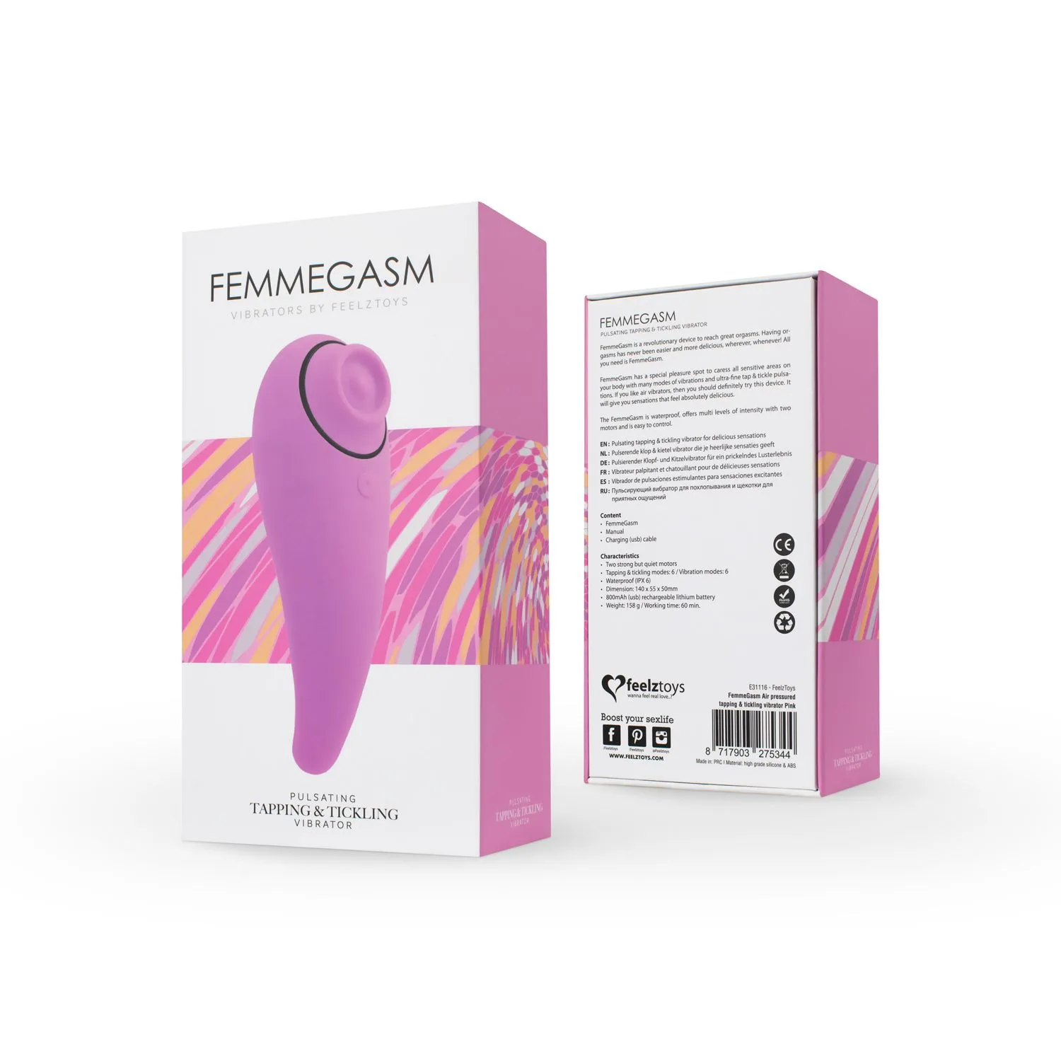 FeelzToys FemmeGasm Tapp 2 - Rosa 4 FeelzToys FemmeGasm Tapp 2 - Rosa - Imagen 2