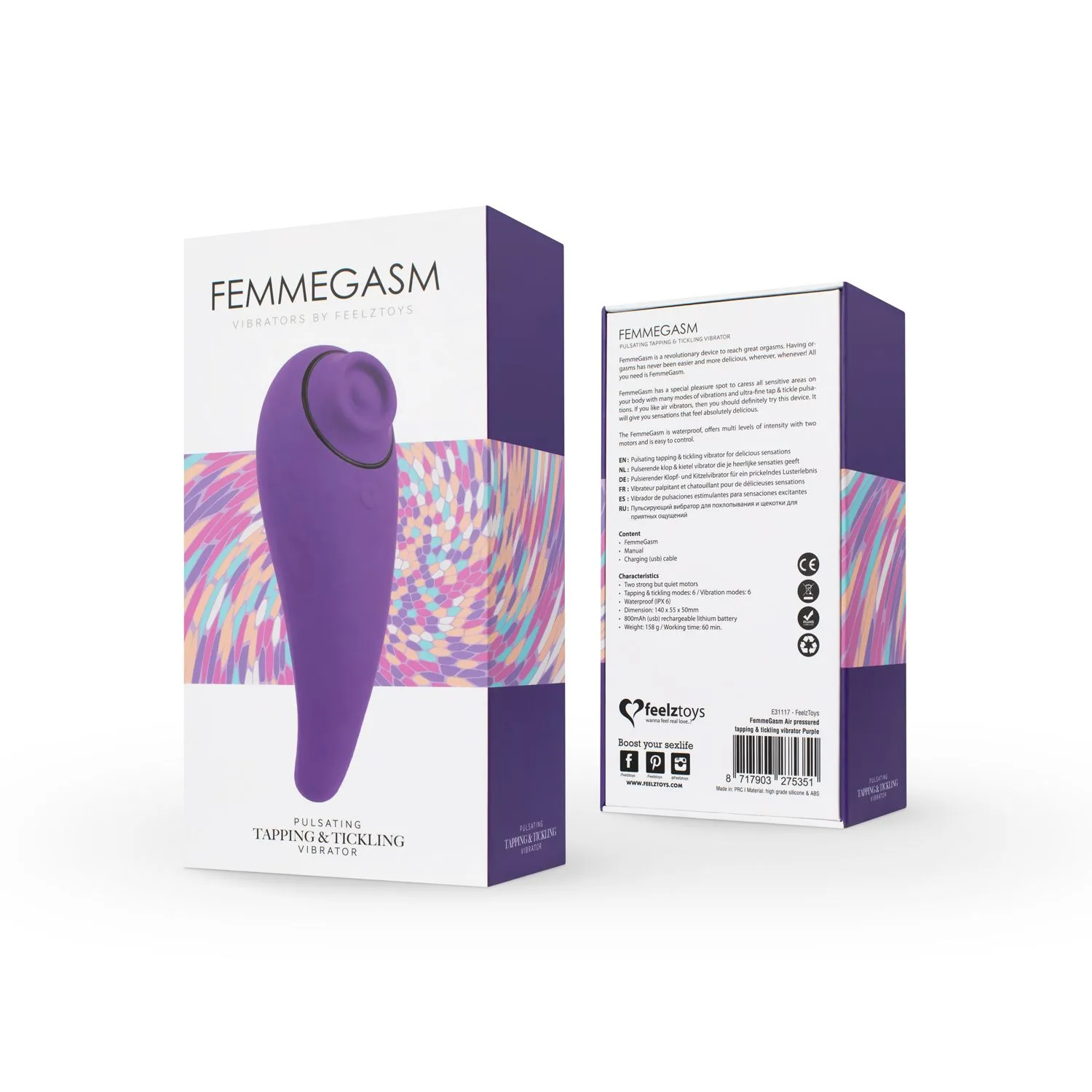 FeelzToys FemmeGasm Tapp 2 - Púrpura 4 FeelzToys FemmeGasm Tapp 2 - Púrpura - Imagen 2