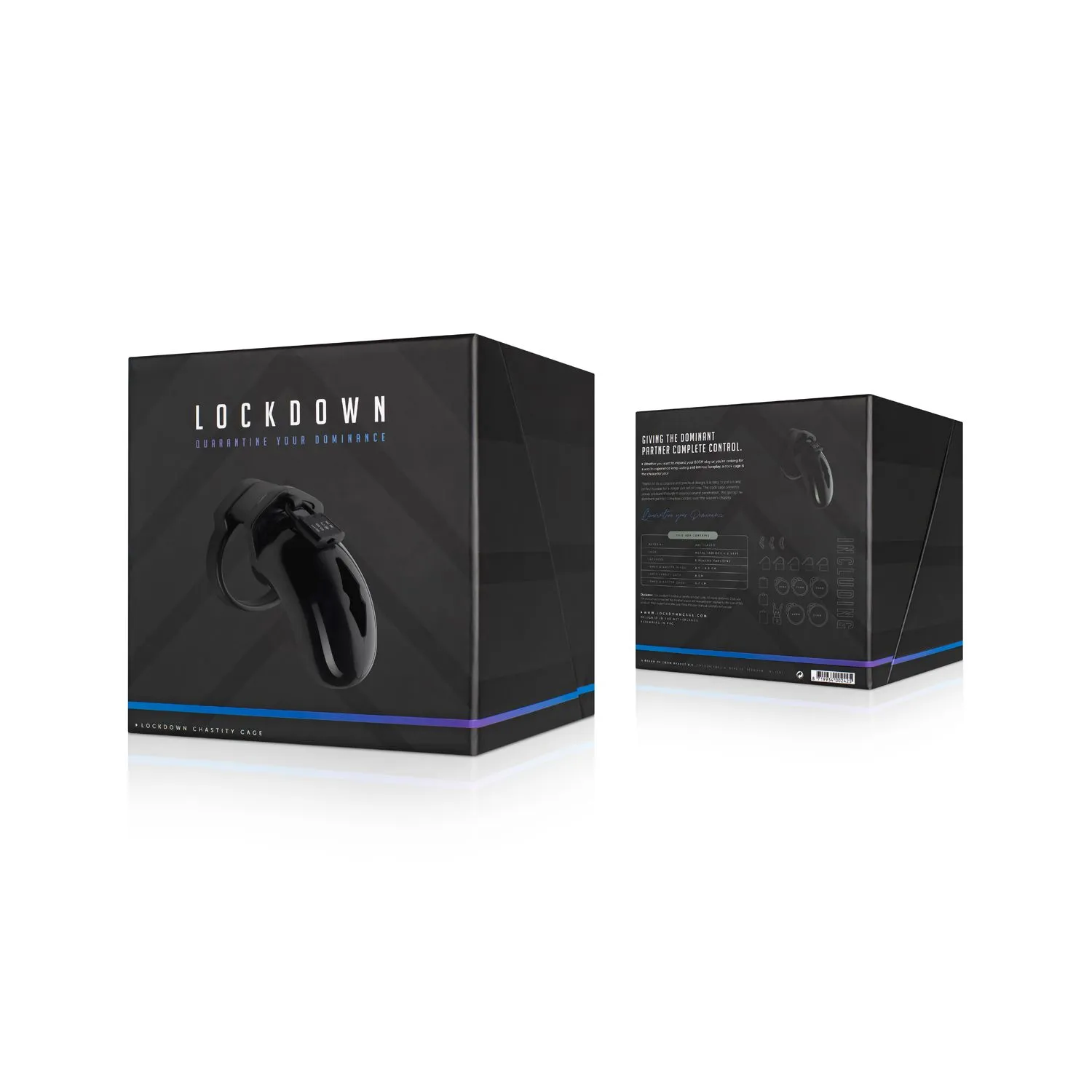 Lockdown Jaula De Castidad De Bloqueo - Mediana 7 Lockdown Jaula De Castidad De Bloqueo - Mediana - Imagen 5