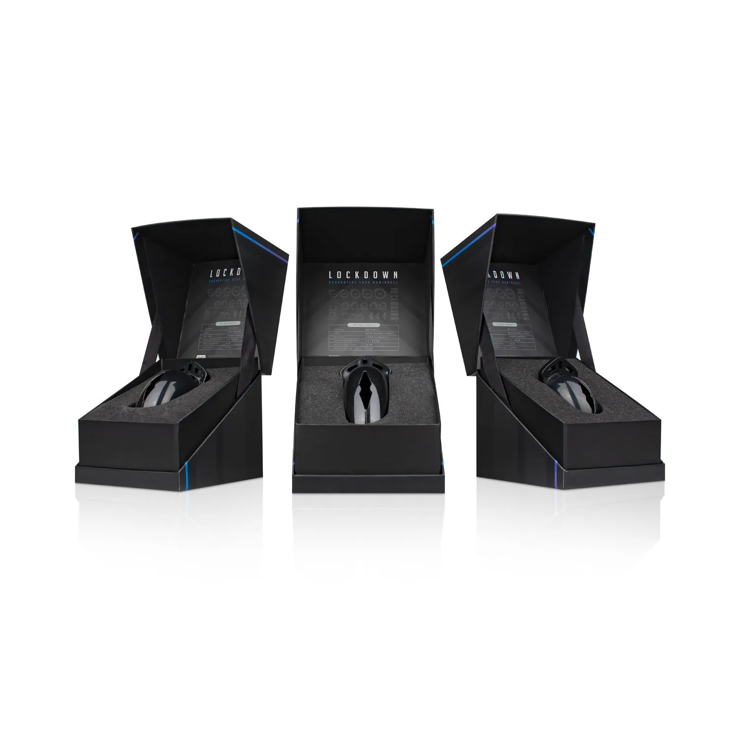 Lockdown Jaula De Castidad De Bloqueo - Mediana 8 Lockdown Jaula De Castidad De Bloqueo - Mediana - Imagen 6