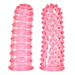 FeelzToys Mangas Para Los Dedos Soft & Bumpy Lust - Rosa