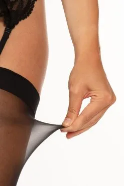 Christine Le Duc Liguero Medias Anticarreras Glorious - Negro -Ideas para regalos comercio 1678275347.cld hblk 003 sm 8