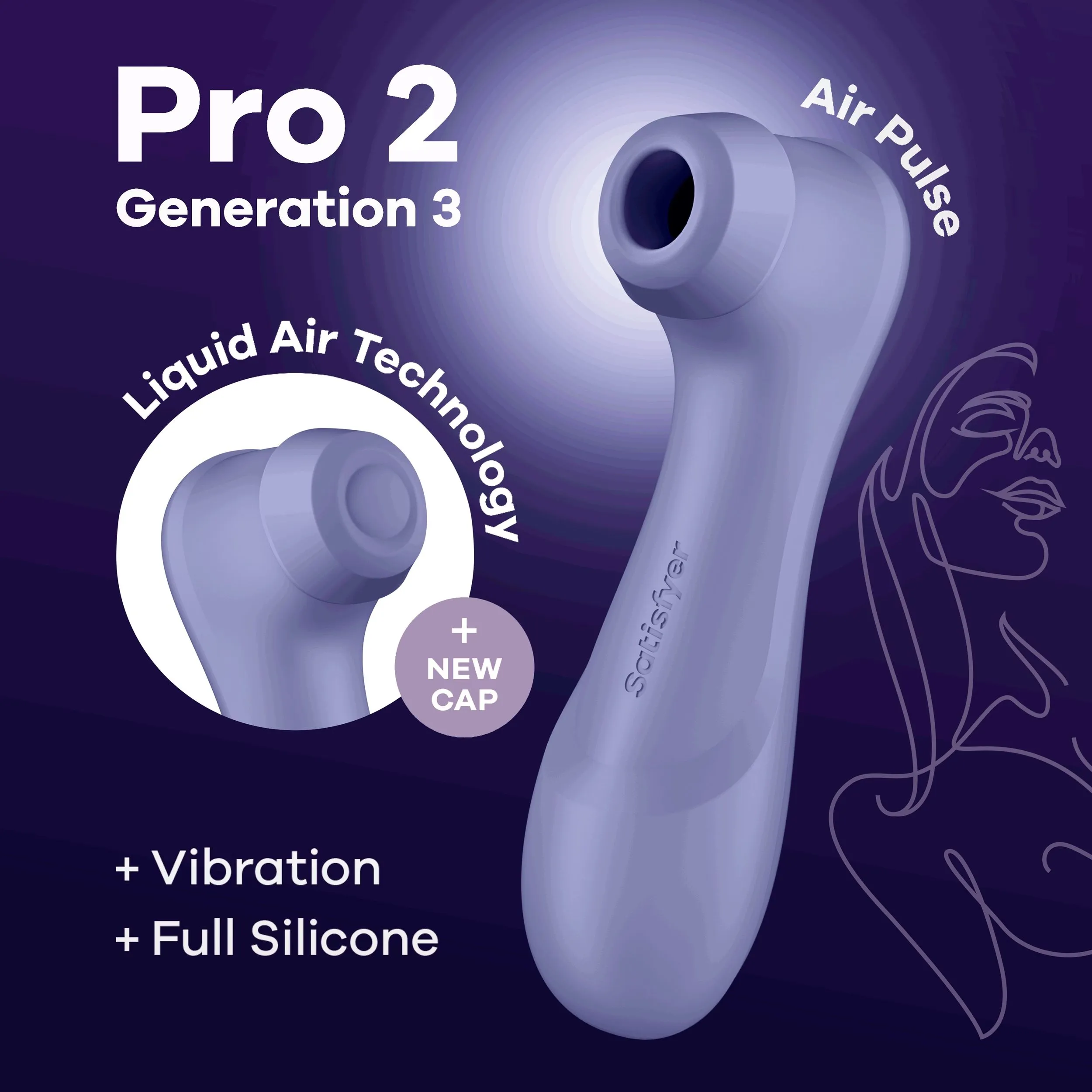 Satisfyer Pro 2 Generation 3 - Lila 9 Satisfyer Pro 2 Generation 3 - Lila - Imagen 7
