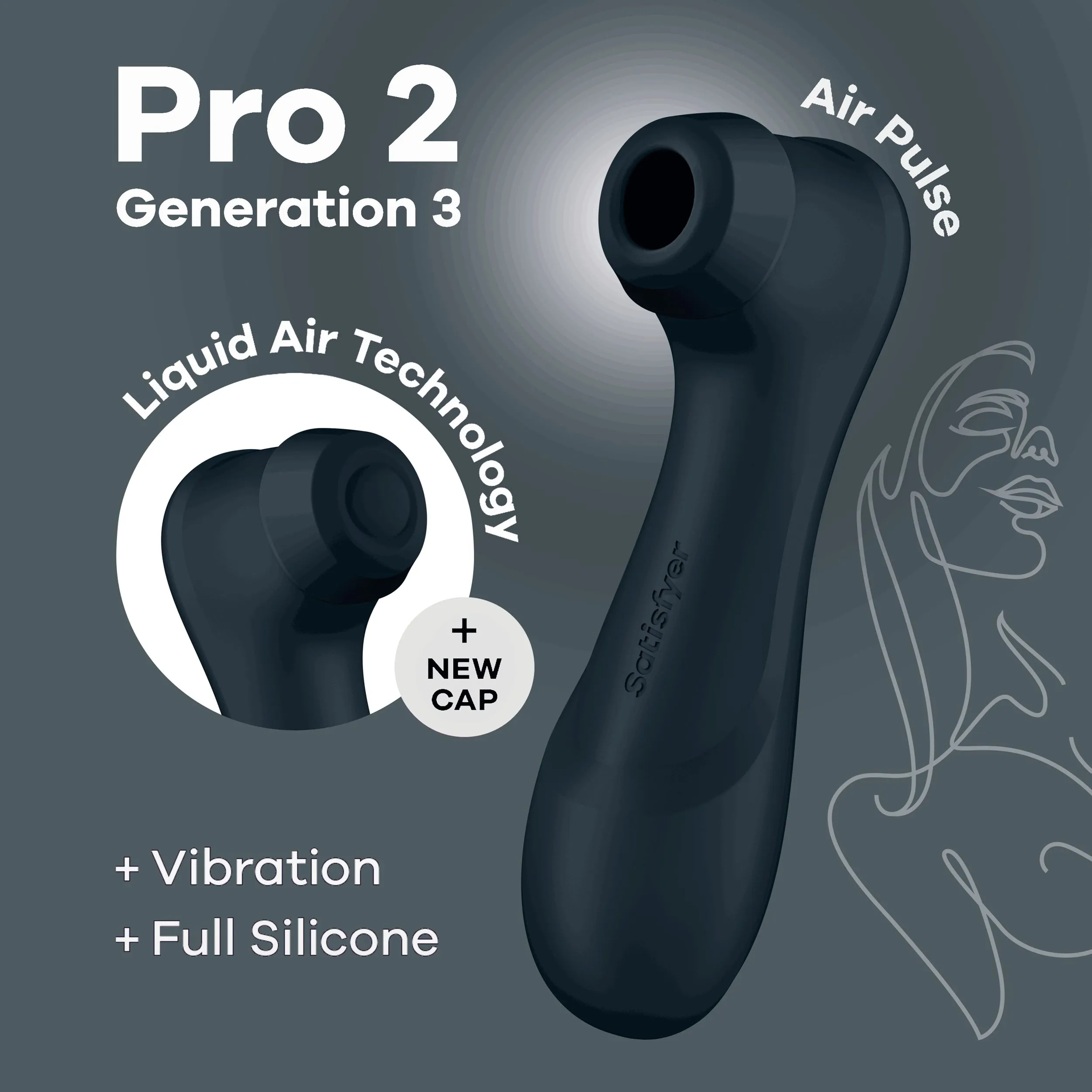 Satisfyer Pro 2 Generation 3 - Negro 7 Satisfyer Pro 2 Generation 3 - Negro - Imagen 5