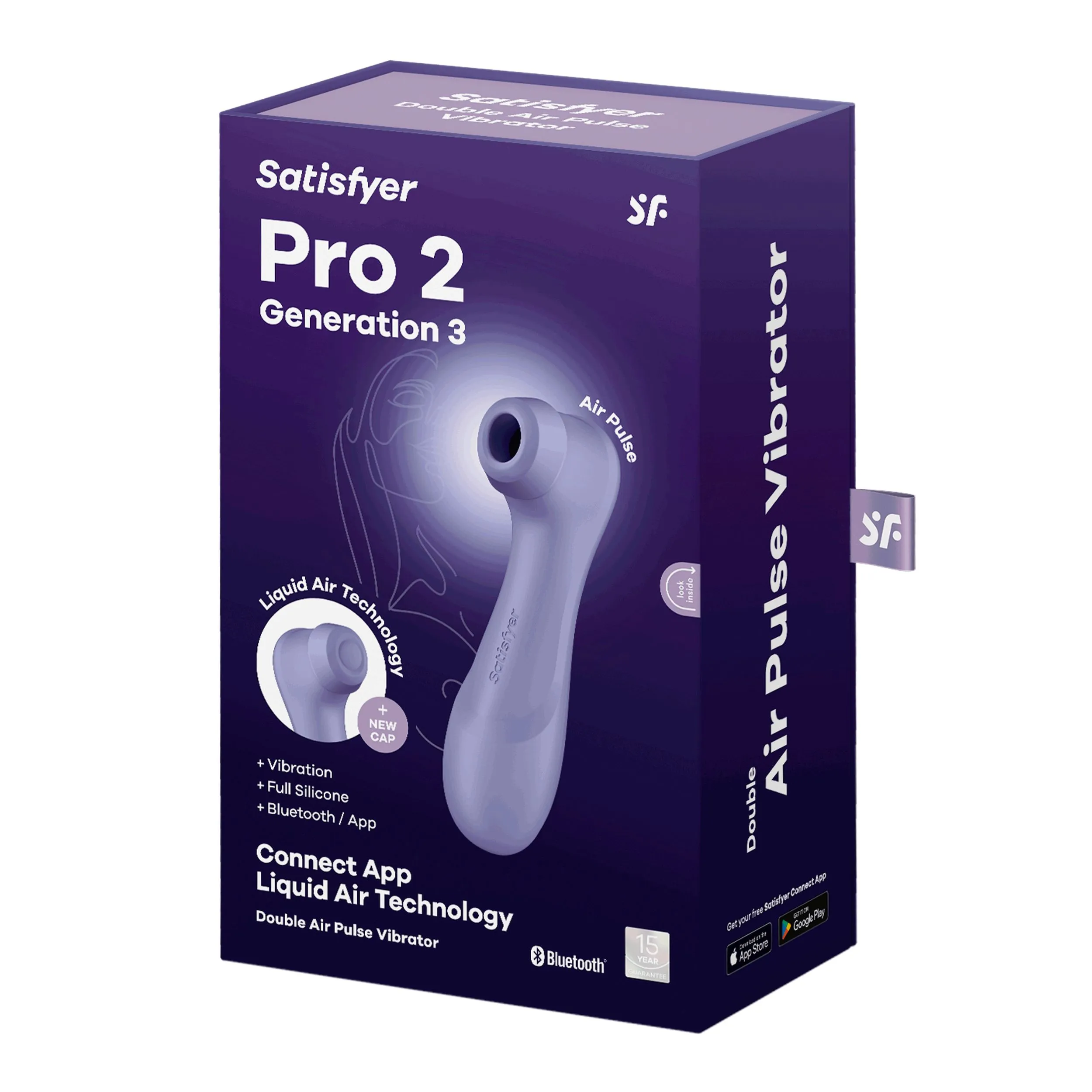 Satisfyer Pro 2 - Generation 3 App Controlled - Lila 4 Satisfyer Pro 2 - Generation 3 App Controlled - Lila - Imagen 2